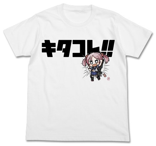艦隊これくしょん -艦これ- 漣のキタコレ Tシャツ ホワイト Lサイズ