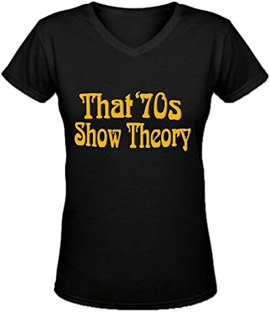 That 70's Show Theory Women V Neck Custom Shirts Black