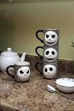 Nightmare Before Christmas Jack Skellington Sculpted Stackable Mugs