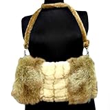 IMAGE OF Light Brown Cloche Fur Style Hand Warmer Muff