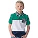 Leo&Lily Big Boys' Kids Casual Cotton Lapel Polo Shirt Undershirts Short Sleeve