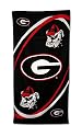Georgia Bulldogs Fiber Reactive Pool/Beach/Bath Towel (Team Color)