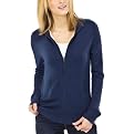 Mossimo&reg; Black: Ultrasoft Hoodie Cardigan - Night Sky Heather