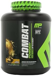 Muscle Pharm Combat Powder Advanced Time Release Protein, Chocolate Peanut Butter, 4 Pound