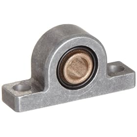 Spyraflo PBO-250-B Aluminum Pillow-Block With 1/4" Inner Diameter SAE-840 Oil Impregnated Bronze Bearing