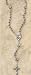 Immaculate Mary Metal Rosary with Matching Case - 3mm Beads - 14" Chain - IMPORTED FROM ITALY