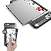 iPhone 6s Plus Case, Anuck Shockproof iPhone 6s Plus Wallet Case [Card Pocket] Anti-Scratch Protective Shell Rubber Bumper Case with Slide Card Holder Slot for Apple iPhone 6 Plus 6s Plus - Silver