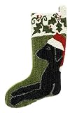 Chandler 4Corners Black Labrador Holly Christmas Dog Stocking 18