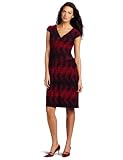 Evan Picone Women’s Printed Matte Jersey Wrap Dress