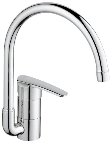 Grohe 32449000 Wave Einhand-Sp&uuml;ltischbatterie hoher Auslauf