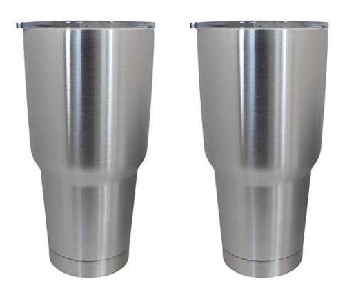 THE BOSS 30 oz.Vacuum Insulated Stainless Steel Travel Tumbler 2 Pack (2)