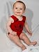 Body Glove ""Baby Glove"" infant neoprene swimsuit Red