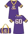 Lsu (Louisianna State) Football Jersey - Nightshirt in a Bag