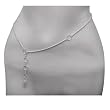 Hand Crafted Jewelry India Waist Belly Chain Sterling Silver 39.25 Inches