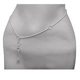 Hand Crafted Jewelry India Waist Belly Chain Sterling Silver 39.25 Inches