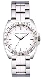 Image of French Connection FC1041S Ladies Stone Set Case White Dial Steel Bracelet Watch