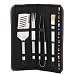 Picnic at Ascot - 12 Pce BBQ Set - Canvas Case - Blue