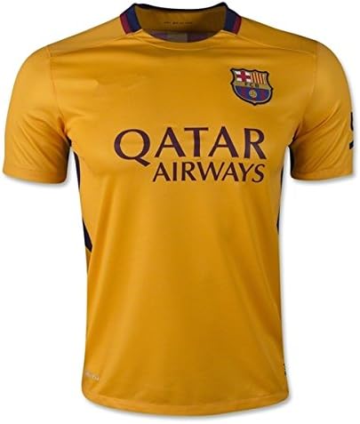 Barcelona Away Messi #10 Kids Soccer Jersey Football Kit Free Matching Shorts Boys Set Youth Size YS YM YL (Youth Medium 8-10 Years Old)