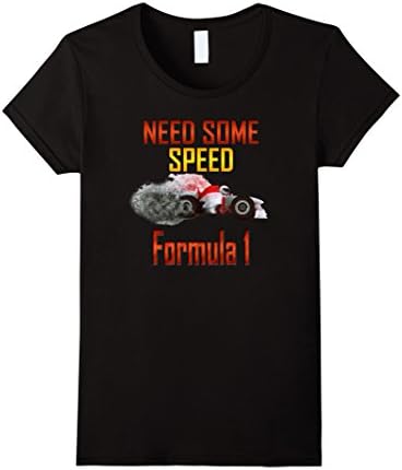 Women's Formula 1, Need Some Speed T-shirt Large Black