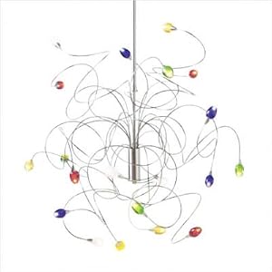 Confuzion 20-Light Chandlier - 12V Length: 44-60 inches by LBL Lighting