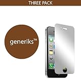Generiks TM iPhone 4 *MIRROR* Screen Protectors (3 Pack!!!)