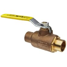 Apollo 70LF-200 Series Bronze Ball Valve, Potable Water Service, Two Piece, Inline, Lever, Solder End