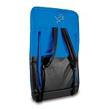 Exclusive By Picnictime Ventura Seat Portable Recliner With Armrests And Adjustable Backpack Straps/Blue-Detroit Lions (Digital Print)