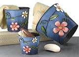 Blue Flower Planters