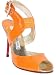 NEW Luciano Padovan Carola Patent Sandal in Orange $575