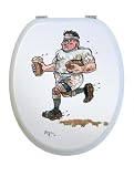 Loo Prints. Rugby Novelty Toilet Seat