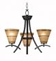 Kenroy Home 90083ORB Wright 3 Light Chandelier