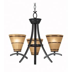 Kenroy Home 90083ORB Wright 3 Light Chandelier by Kenroy Home