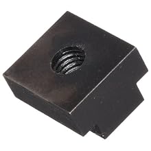 Grade 2 C-1018 Steel T-Slot Nut, UNC 2B Threads, 1/2"-13 Thread Size, 5/8" Slot Width