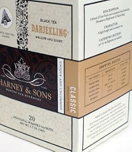 Harney and Sons Darjeeling, Black 20 Sachets per Box