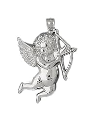 Clevereves 14K White Gold Pendant Angels 9.8 - Gram(s)