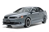 3dCarbon 691902 11-12 Volkswagen Jetta Sedan A6 4-Piece Ground Effects Kit w/ Rear Roof Spoiler Series II, Pedestal Style Wing - Unpainted