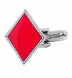 Diamond Card Suit Cufflinks - Gambling Themed Formal Wear - Cufflinks
