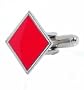 Diamond Card Suit Cufflinks - Gambling Themed Formal Wear - Cufflinks