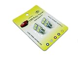 ■T10■無極性片面拡散SMD　3chip4LED■ナンバー灯などに　２枚組■白