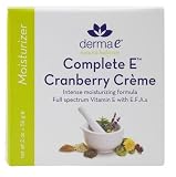 Derma e Complete E Cranberry Creme, Intense Moisturizing Formula- Creme Hydrante, 2 oz (Pack of 2)