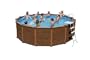 Intex Sequoia Spirit 16' Round x 49" Tall Wood-Grain Pool Set