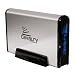 Aluratek High-Speed USB 2.0 External 500GB Hard Drive - Silver (ACBS350500F)