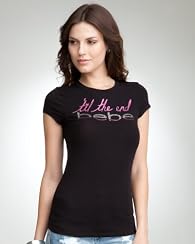 bebe Logo Till The End Tee - WEB EXCLUSIVE