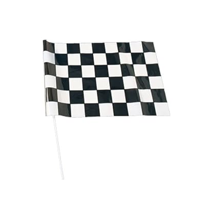 Plastic Racing Flags (pack of 12)