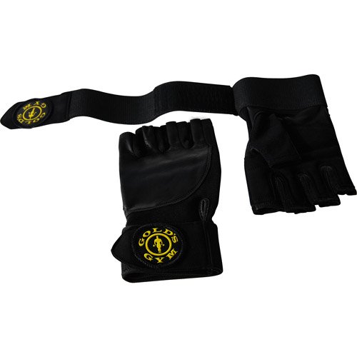 Gold's Gym Weight Lifting Wrist-Wrap Gloves - All Sizes Protect Your Hands!