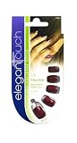 Elegant Touch Pre-Polished Artificial Nails - Black Cherry