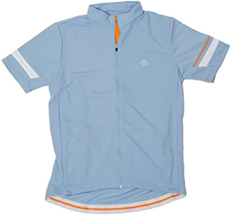 Road Holland: The Hilversum - Men's Lightweight Full Zip Cycling Jersey, Carolina Blue, M