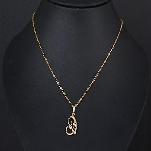 New arrival fashion jewelry Gold Plated hot sale heart shape Pendants Necklace for women and girls yilia