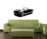 Wall MURAL Vinyl Sticker Car 1965 Corvette Convertible