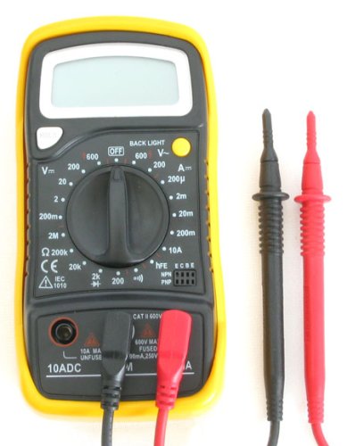 Digital LCD Pocket Multimeter AC DC Voltage Voltmeter Volt / Ohm / Amp Meter